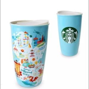 Disney Parks Starbucks Hollywood Studios Coffee Cup Tumbler Mug, Blue - RETIRED